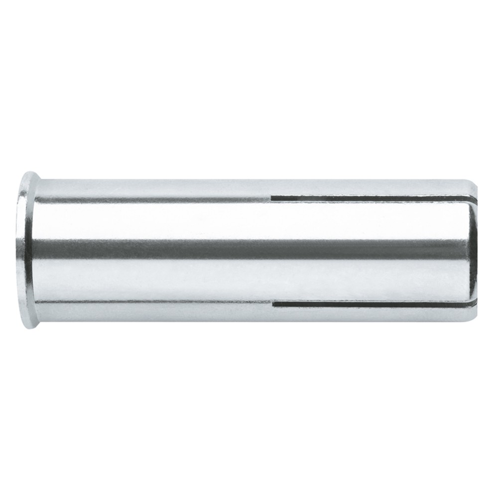 HE-CL EP [CP] Anclaje hembra con cono interior para grandes cargas. Con collarín. Zincado. Homologado ETE Opt.7 y para aplicaciones no estructurales. Bote de plástico